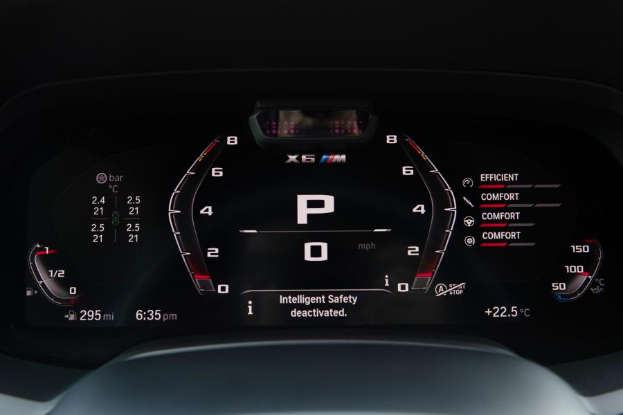 Панель приборов BMW X6 M Competition (F96) 2020 года  (NA) (фото 139 из 146)